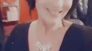 Vicky shows her new piercing