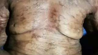 Really old black granny wanted some