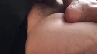 Playing with my girls pussy while I suck her toes
