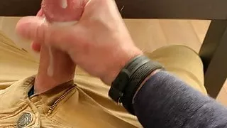 Working from home...Indoor jerking, moaning and cumming