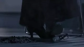 Sexy Milf Crushing Glasses In High Heels