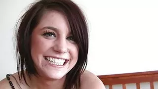 Amateur model Haley in point-of-view video – Haley's Sweet Treat