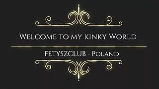 Wanking with Crystal Fleshlight and tied balls