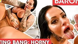 Ashley Cumstar enjoys warm cum in her mouth! CamBaron.com