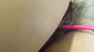 Close Up of Very Hairy Pussy and Asshole