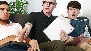 Study Group Of Horny Teen Boys Have Fun After School