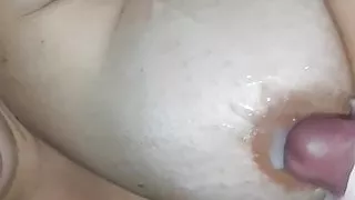 Busty wife gets cumshot