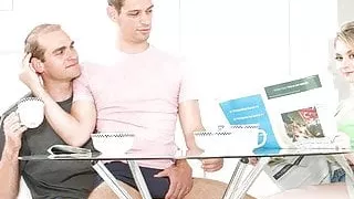 BiPhoria - Couple's Bisexual Fantasy Shows Up In Backyard