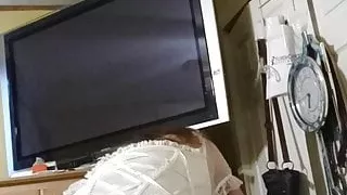 Analandrea New lingerie huge plug