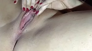 Powerful squirt and orgasm closeup - Emma Night