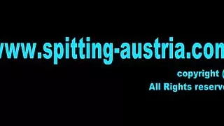 Balkan brat girls target spitting fun!
