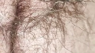 Wife’s hairy pussy