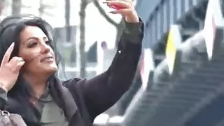 Titty fucking action with a busty girl ends in a cumshot