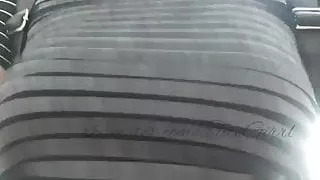 Public milking, tits, exhibitionism, large areolas