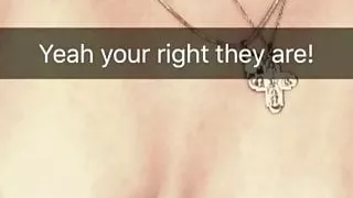 Ola showing off her tits