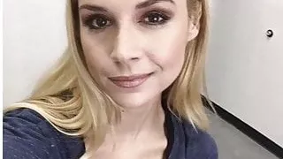 Hangout girl showing off.