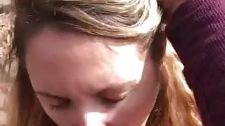 Sexy Blonde Sucking Cock