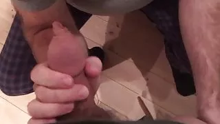 Cum on my hairy chest