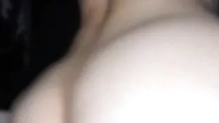 White girl taking doggy