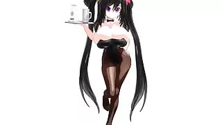 Big Boobs Bunny Girl Walking