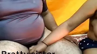 sexy couple touching