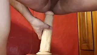 Anal, Crossdresser, Dildo, Kjole, Lille Pik, Legetøj