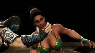 MK9 Jade vs Sub-zero Ryona in Freecam (2)