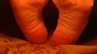 Wife’s feet tormented (wax, fire, hotfoot)