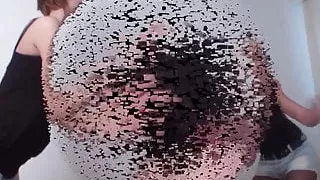 Yvonne and lea have happy slapping with slave Skippy