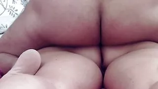 This granny's damaged butt-hole was inspected and then used