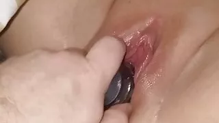 Fuck wet amateur girl with Dildo