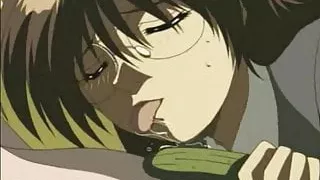 Hentai anal masturbation with cucumber