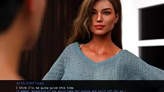 Measuring My Cum With a Hot Blonde Milf in Lingerie