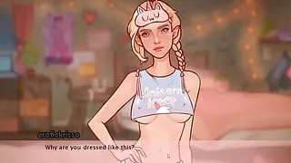 Catch the bunny Blonde Sister Ellie Room