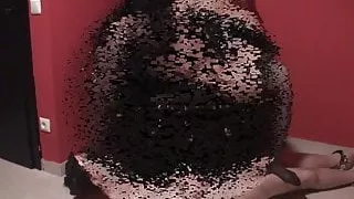 dungeon foot fetish torment with pussy play