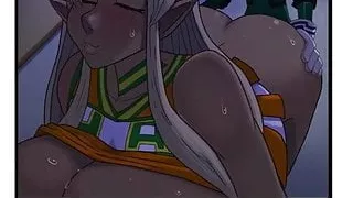 Tall Monster Girl Tionishia Fucks Short Hero Deku