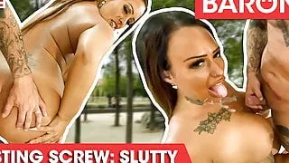 Zara Mendez sucks his dick in a train station! CamBaron.com