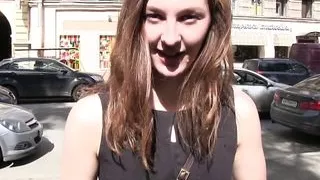 Playful student passed her first casting for adult movies