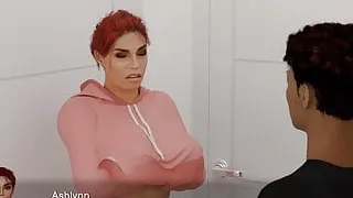 Smut Story Redhead Big Tits Milf and Jada Gets Fucked in Bat