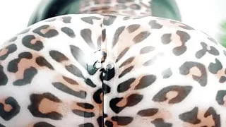 Ass PAWG Latex Rubber Teasing Video FemDom POV Arya Grander