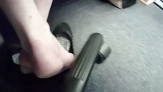 Nats sweaty soles close up