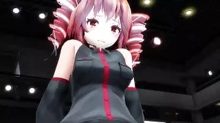 MMD, no panties Tida Teto Riding Machine R-18.
