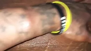 Big bbw booty oiled up (POV)