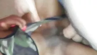 Pale man has an affair with a black doll