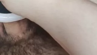 Young German Teen Boy jerks off with his toy and cum as lube