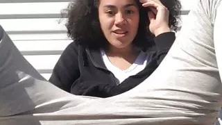 Beautiful whore playing with his pussy