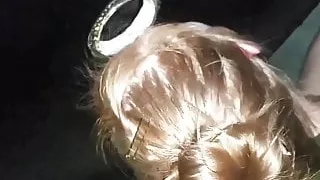 Redhead takes gloryhole