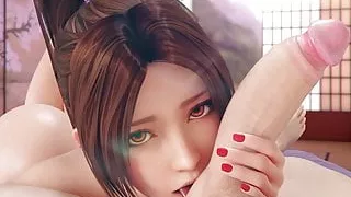 Mai Shiranui Teasing A Big Dick