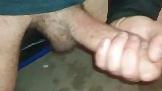Edging handjob leads to cumshot