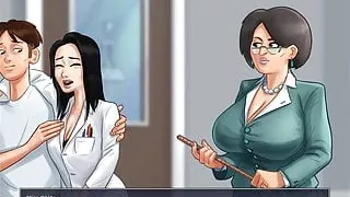 Summer TimeSaga – Asian Bitch Miss Okita Has Hardocre Fuck